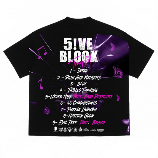 Ai milly 5!ve block - t’shirt