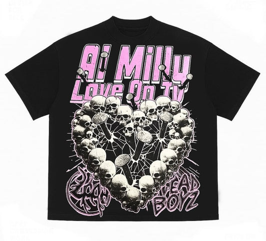 Ai milly love on tv - t’shirt